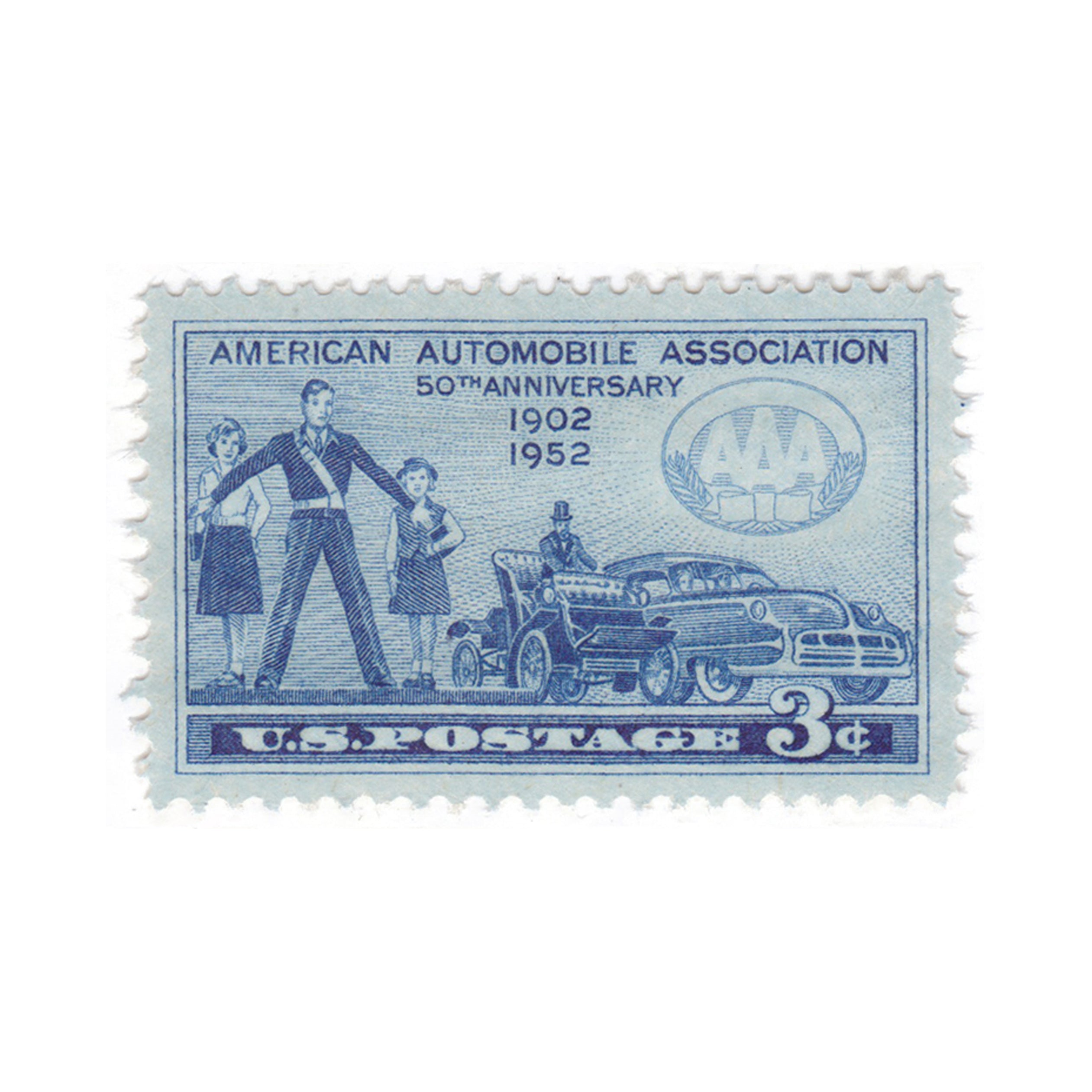 1952 3c AAA - American Automobile Association