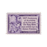 1952 3c Gutenberg Bible