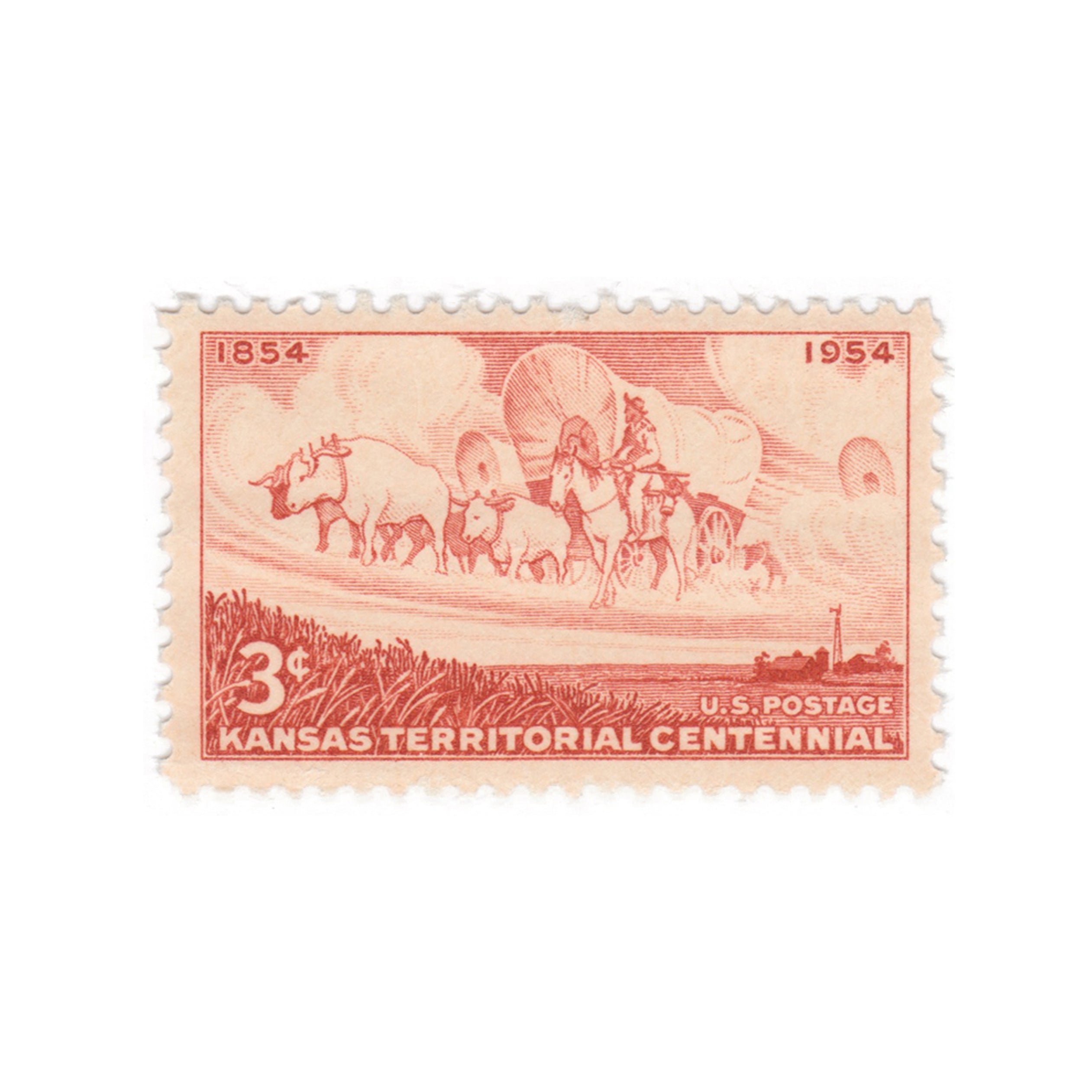 1954 3c Kansas