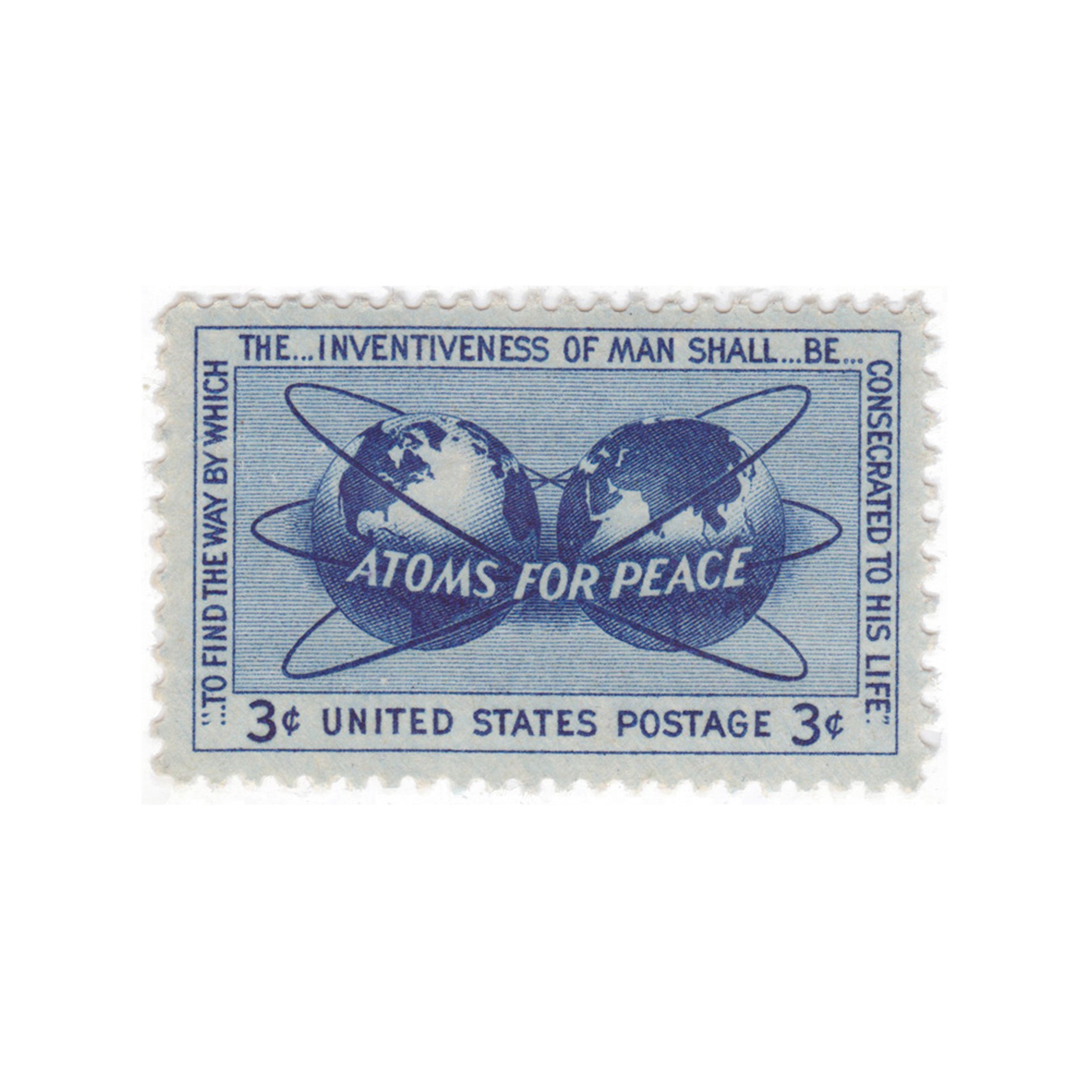 1955 3c Atoms For Peace