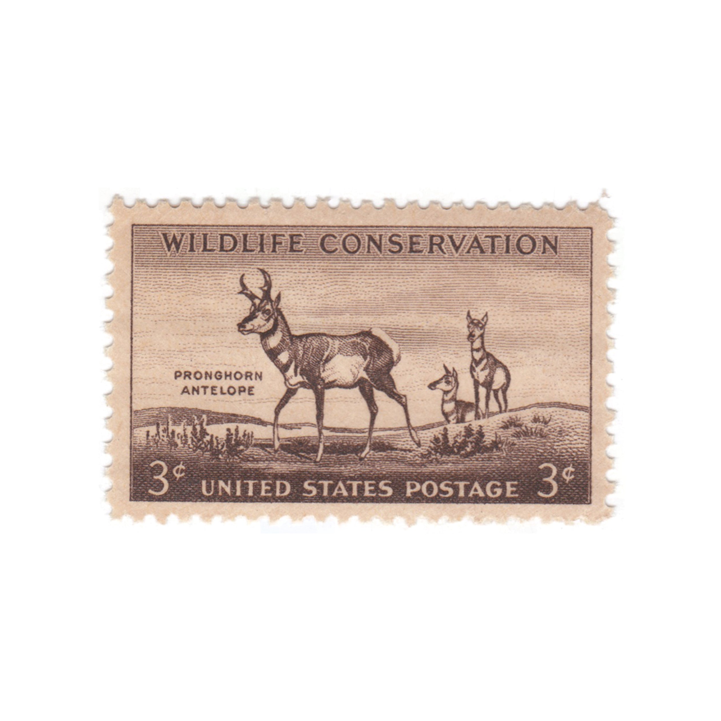 1956 3c Wildlife Conservation - Antelope