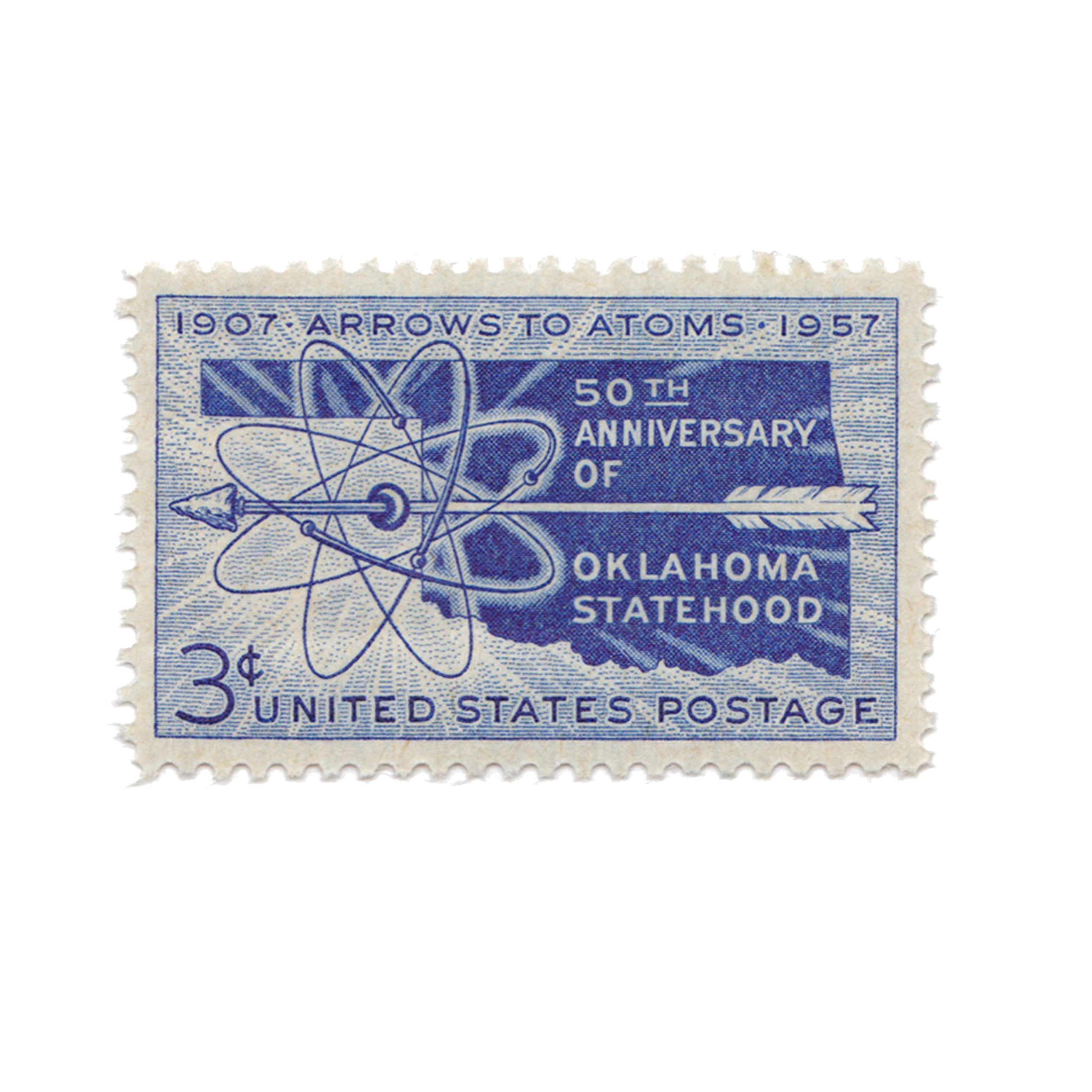 1957 3c Oklahoma Statehood