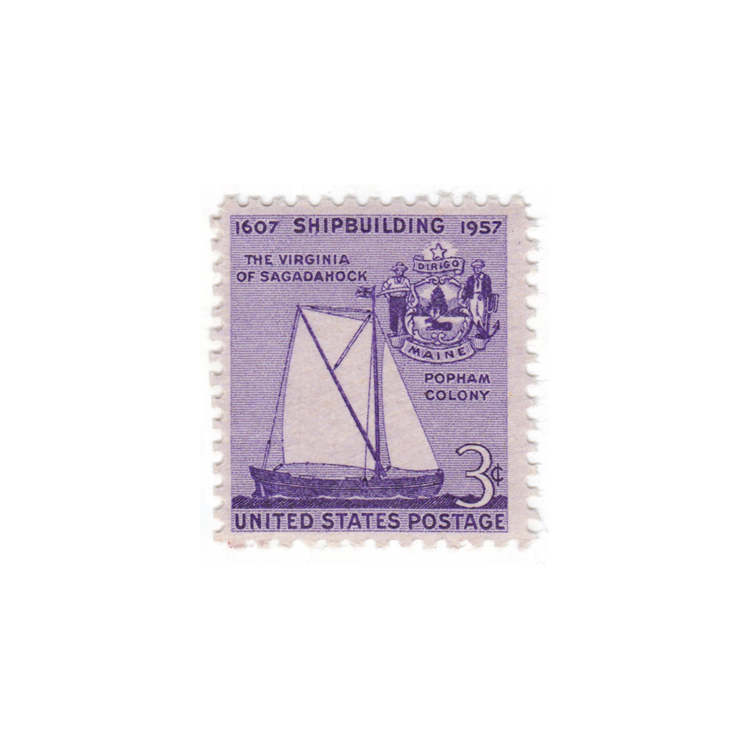 1957 3c Shipbuilding