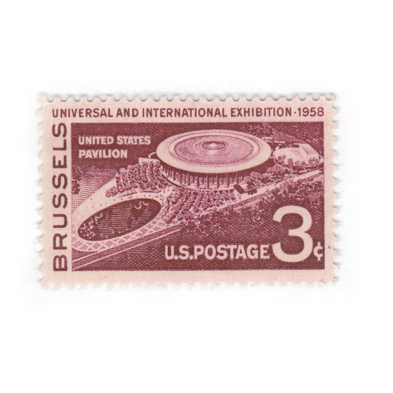 1958 3c Brussels Exhibition