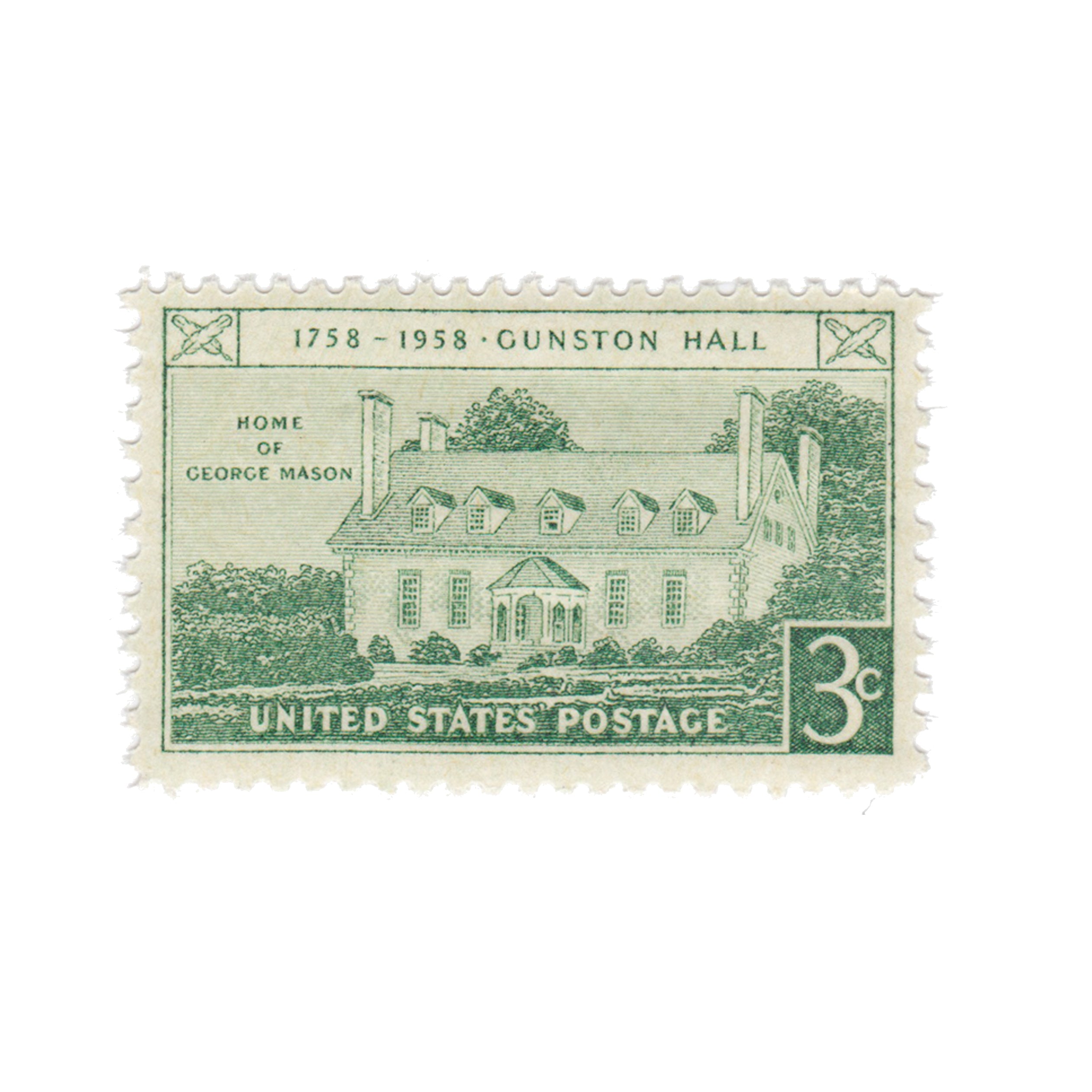 1958 3c Gunston Hall