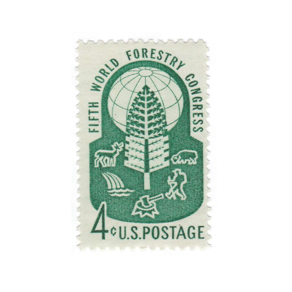 1960 4c World Forestry Congress