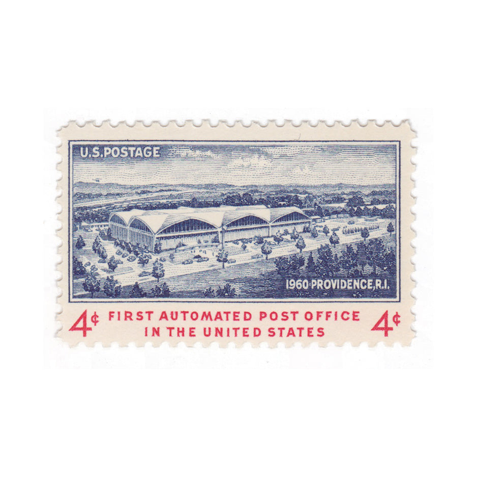 1960 4c First Automated Post Office