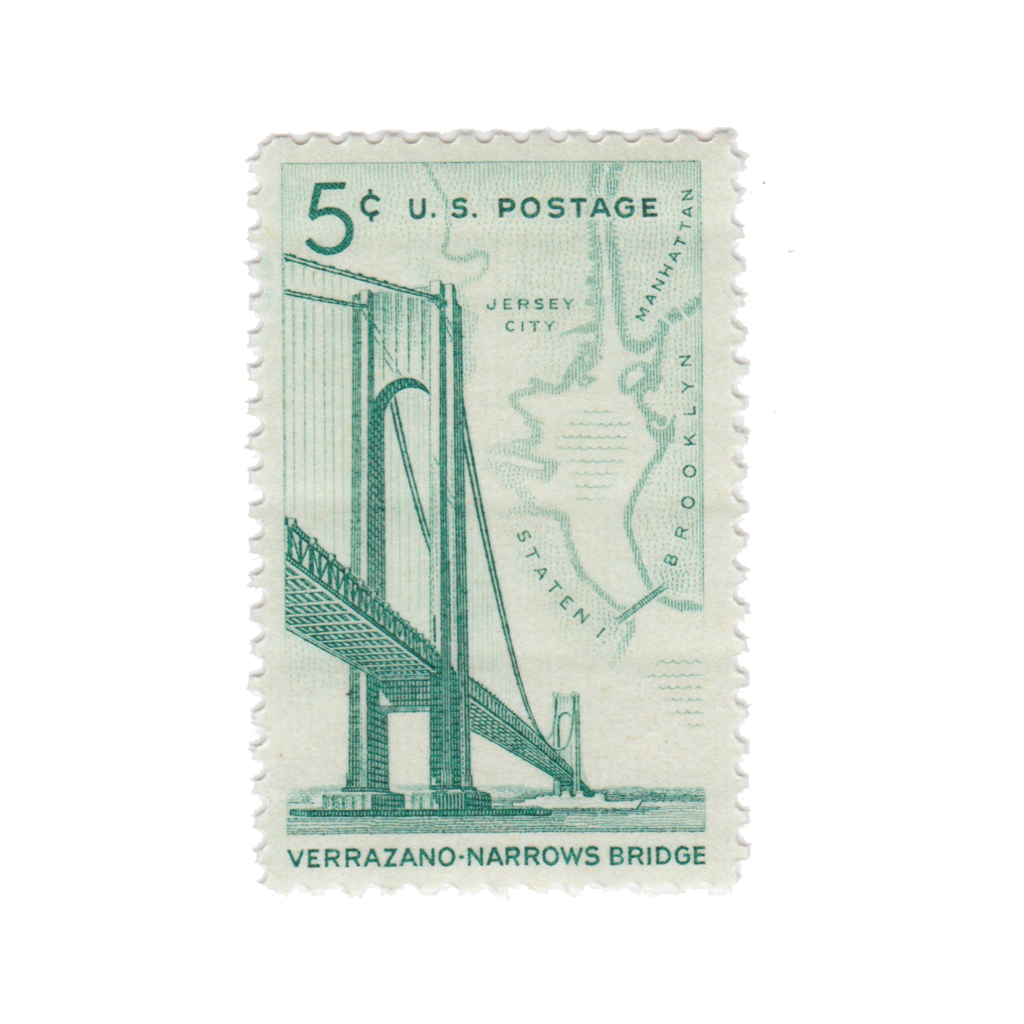 1964 5c Verrazano-Narrows Bridge