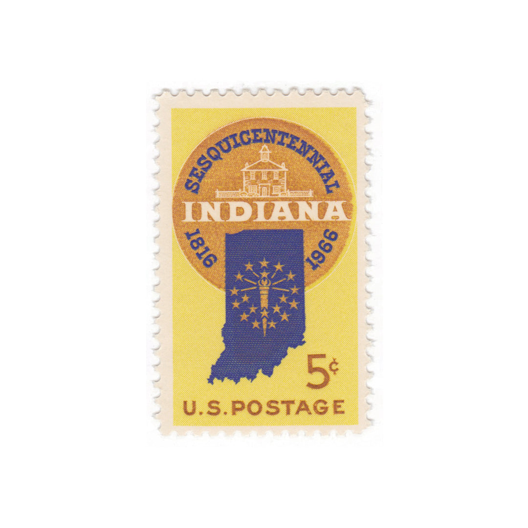 1966 5c Indiana Statehood