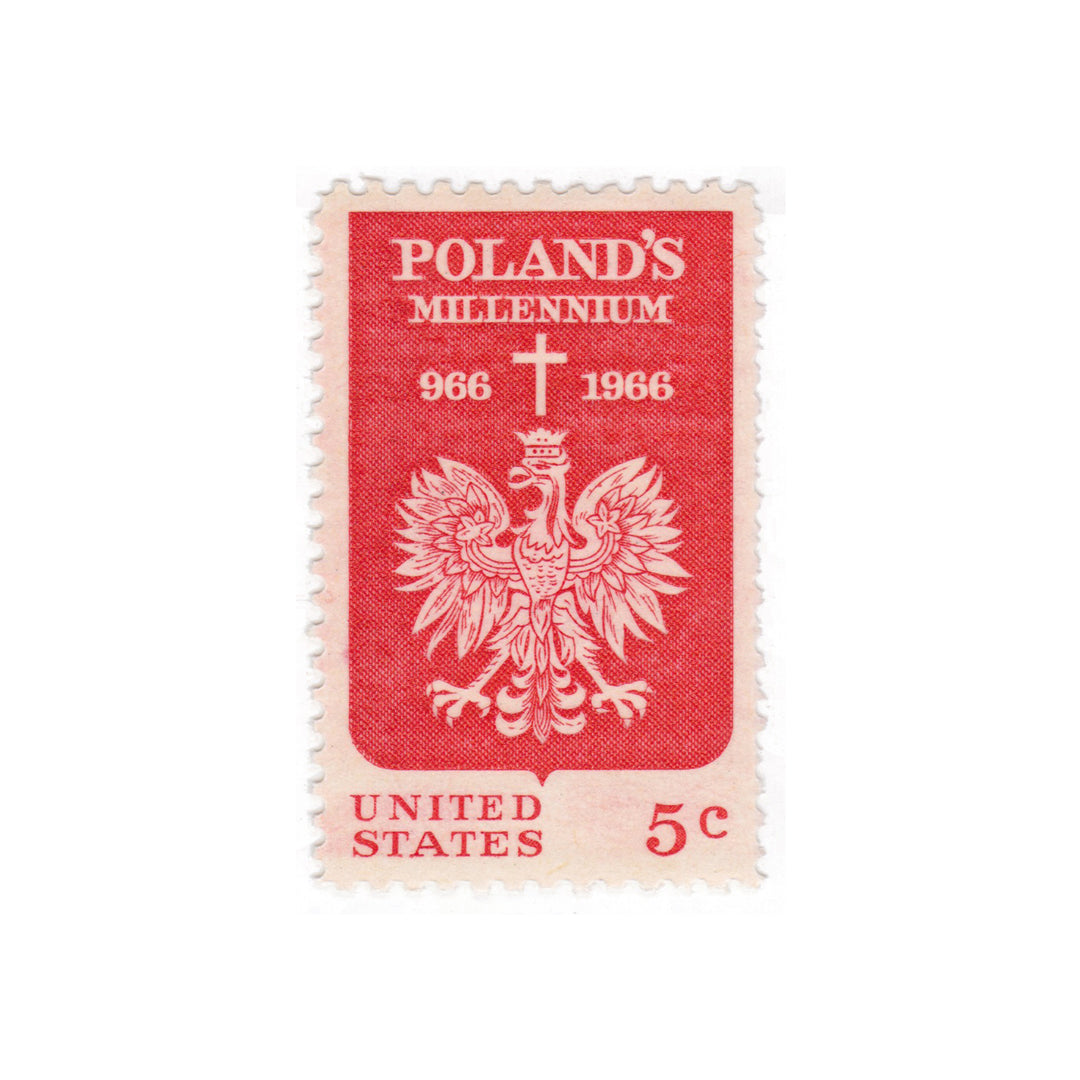 1966 5c Poland's Millennium
