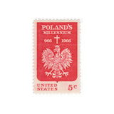 1966 5c Poland's Millennium