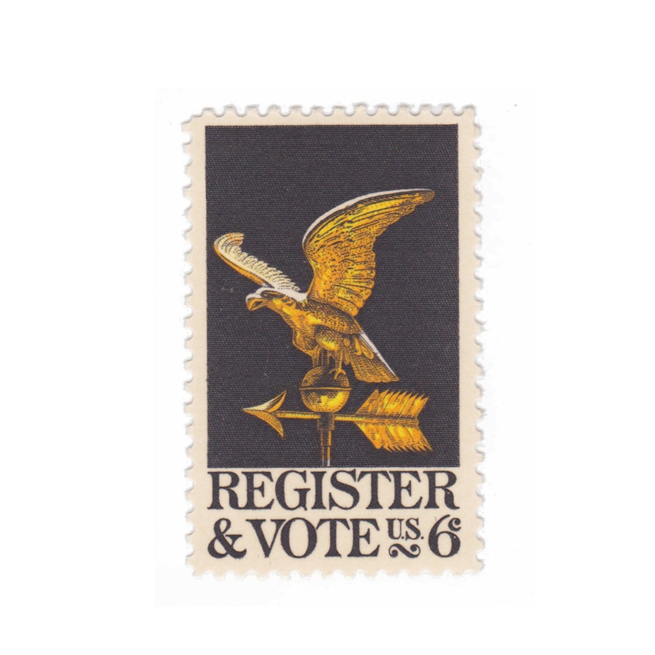 1968 6c Register and Vote