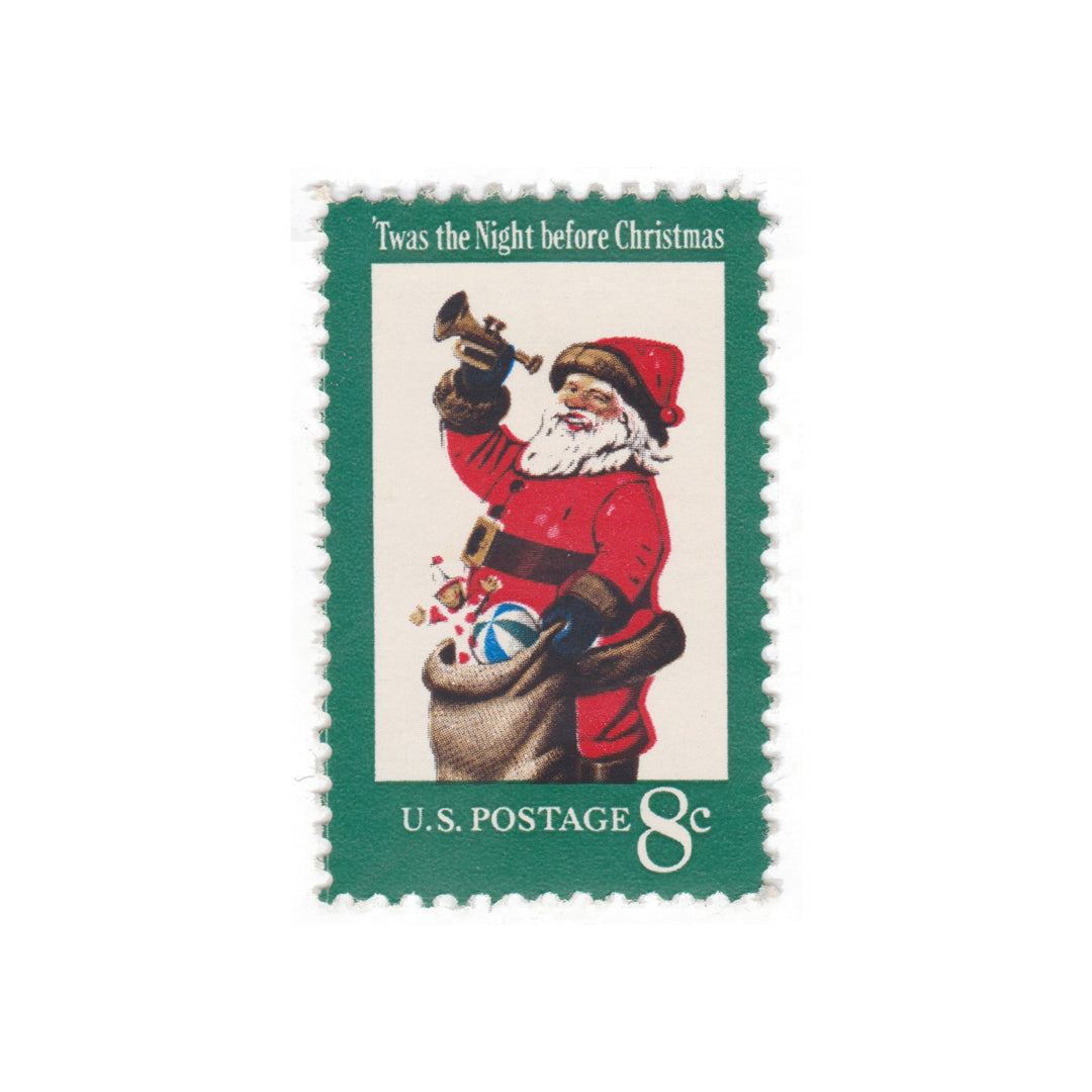 1972 8c Christmas Santa