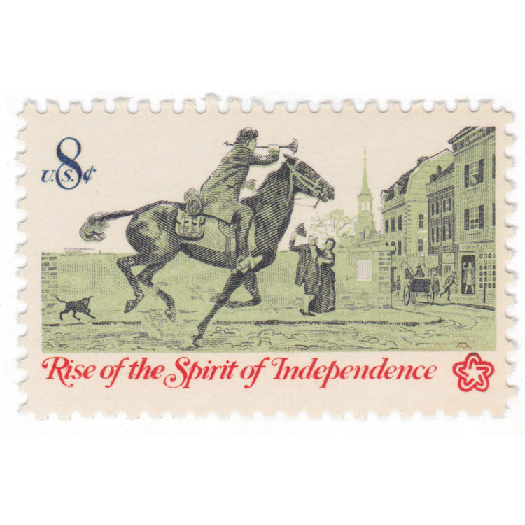 1973 8c Colonial Communications - Postrider