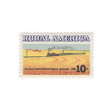 1973 10c Rural America - Winter Wheat and Train