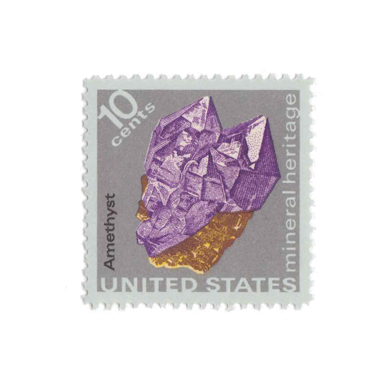 1974 10c Mineral Heritage - Amethyst