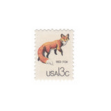 1978 13c Wildlife Series - Red Fox