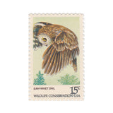 1978 15c American Owls - Saw-Whet Owl