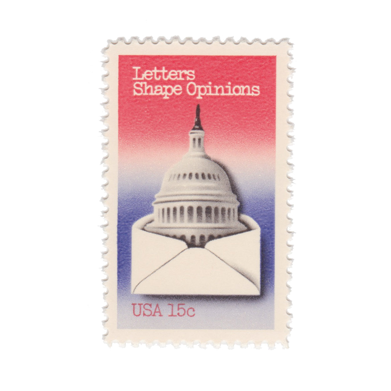 1980 15c Letter Writing - Letters Shape Opinions