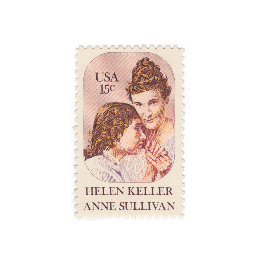 1980 15c Helen Keller / Anne Sullivan