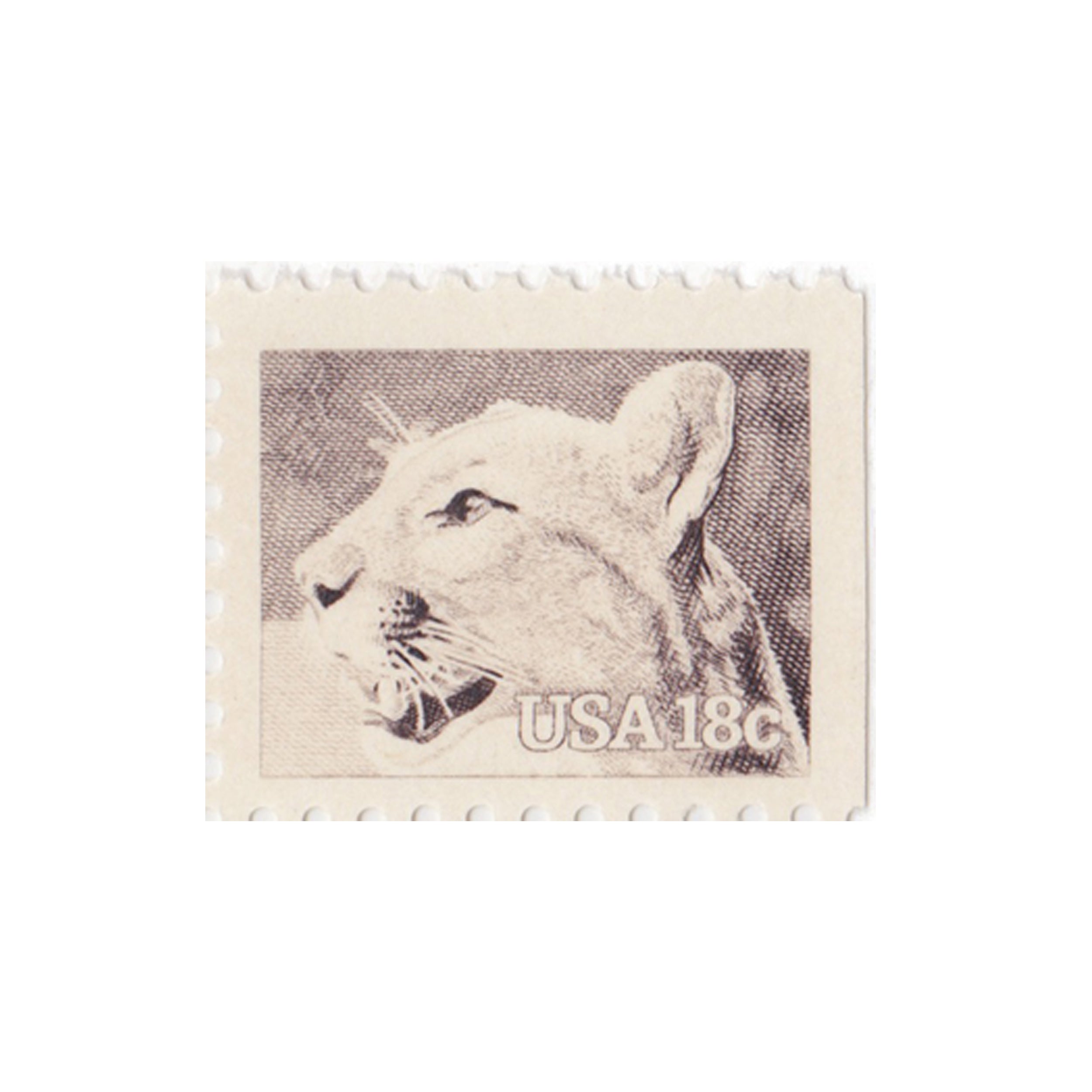 1981 18c Wildlife of America - Puma