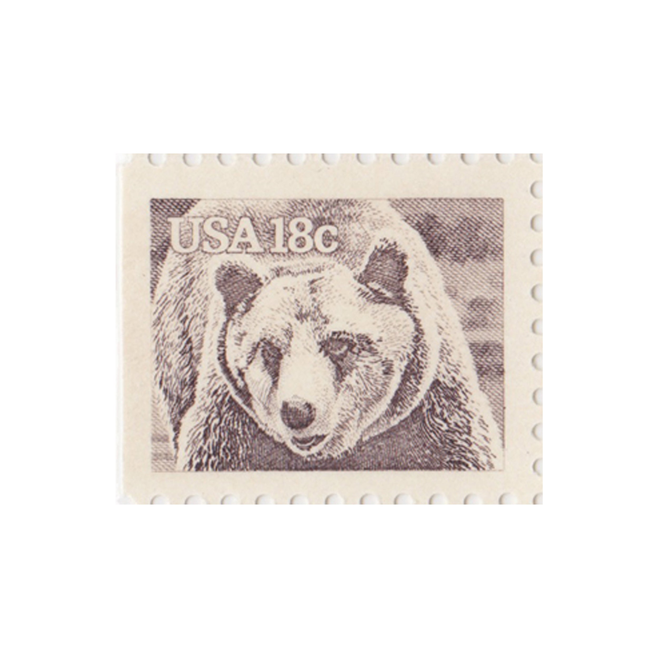 1981 18c Wildlife of America - Brown Bear