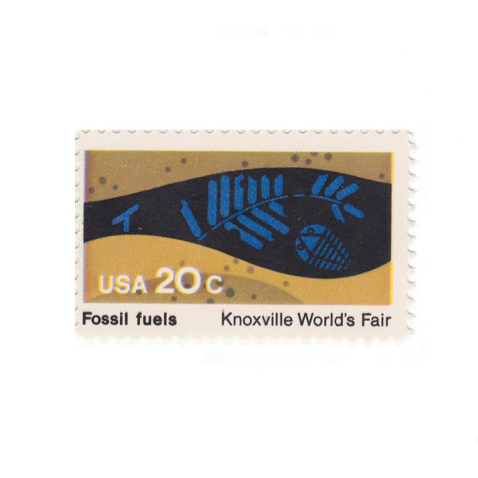 1982 20c Knoxville Worlds Fair - Fossil Fuels