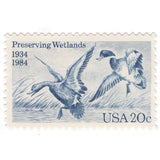1984 20c Preserving Wetlands - Waterfowl