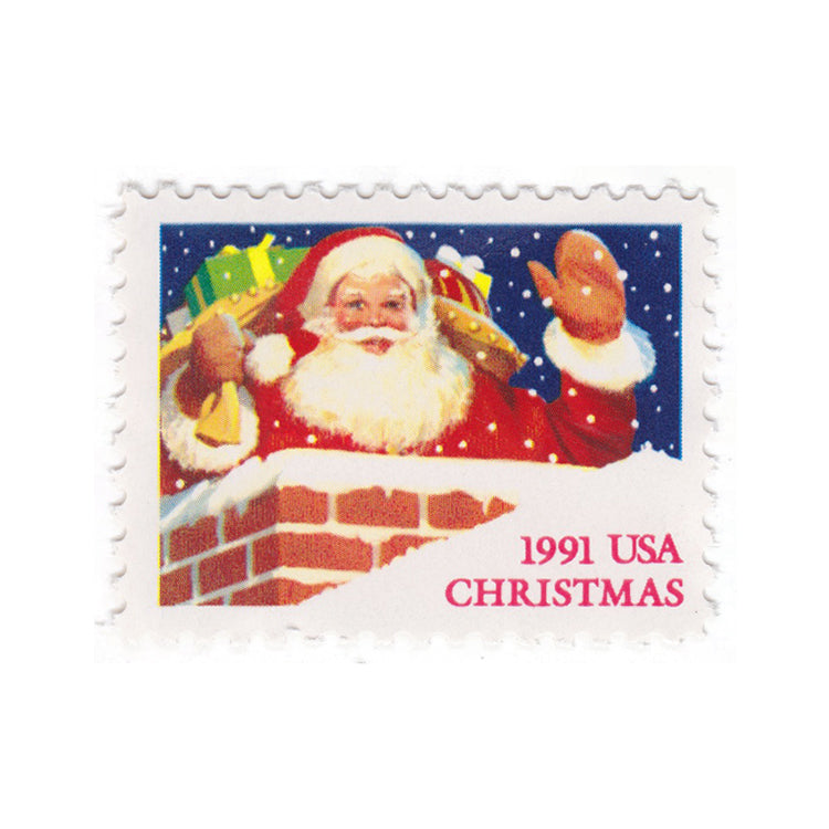 1991 29c Santa in Chimney