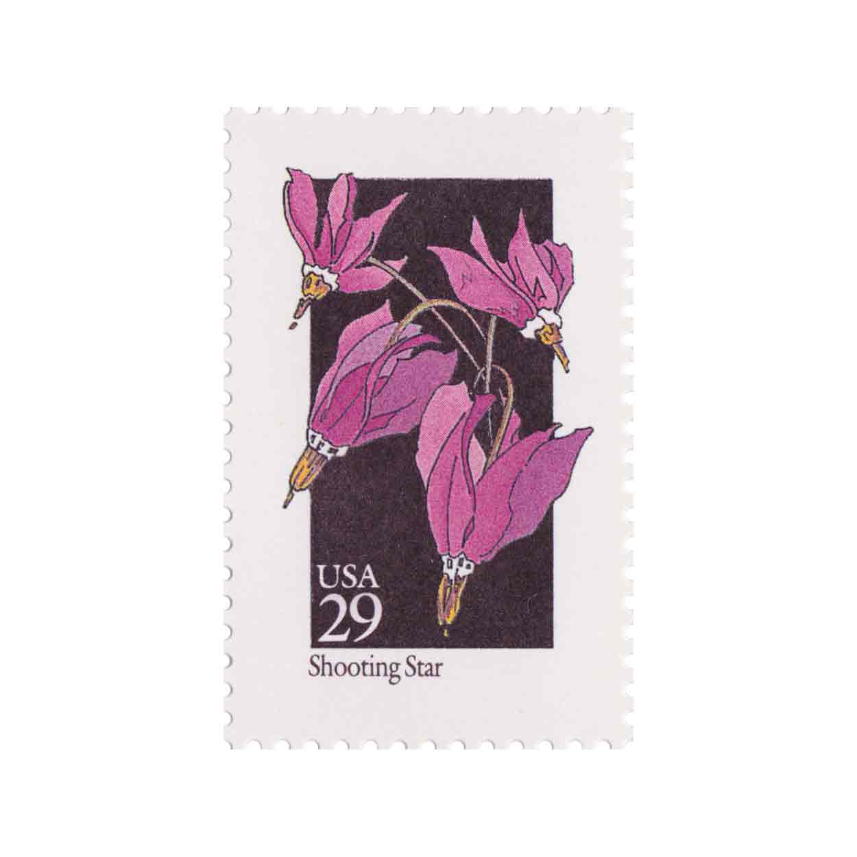 1992 29c Wildflower Series - Shooting Star