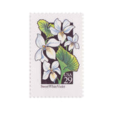 1992 29c Wildflower Series - Sweet White Violet