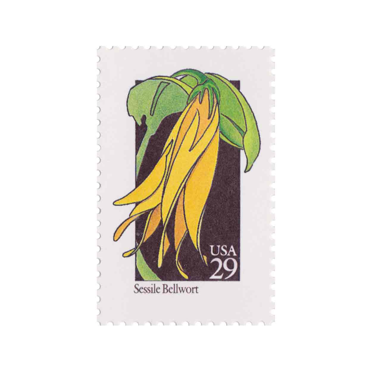 1992 29c Wildflower Series - Sessile Bellwort