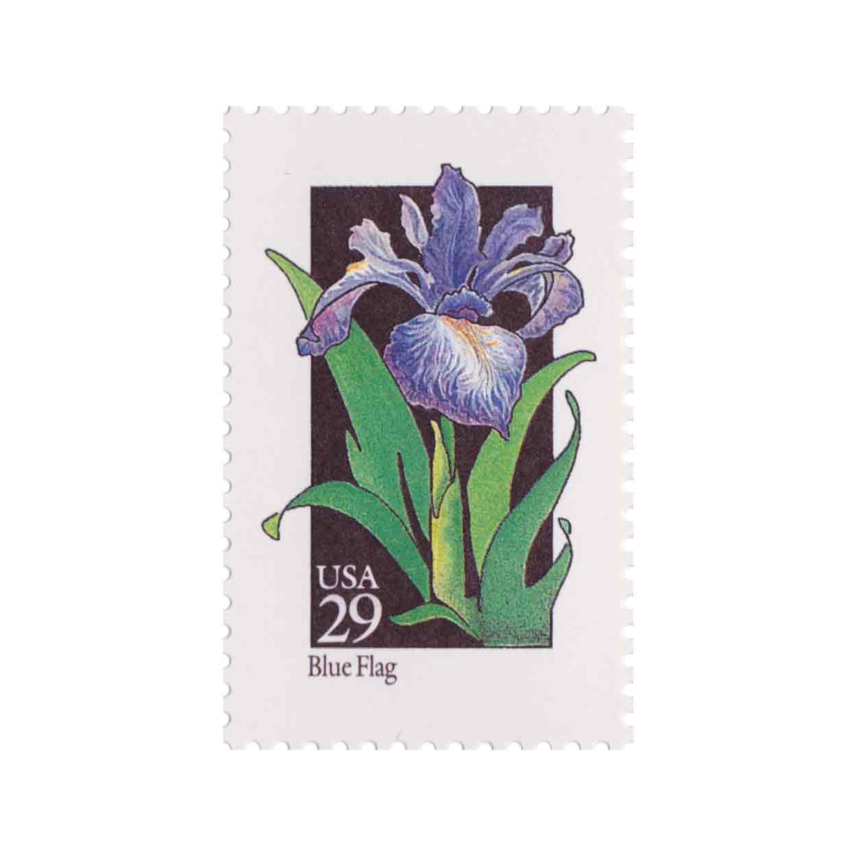1992 29c Wildflower Series - Blue Flag