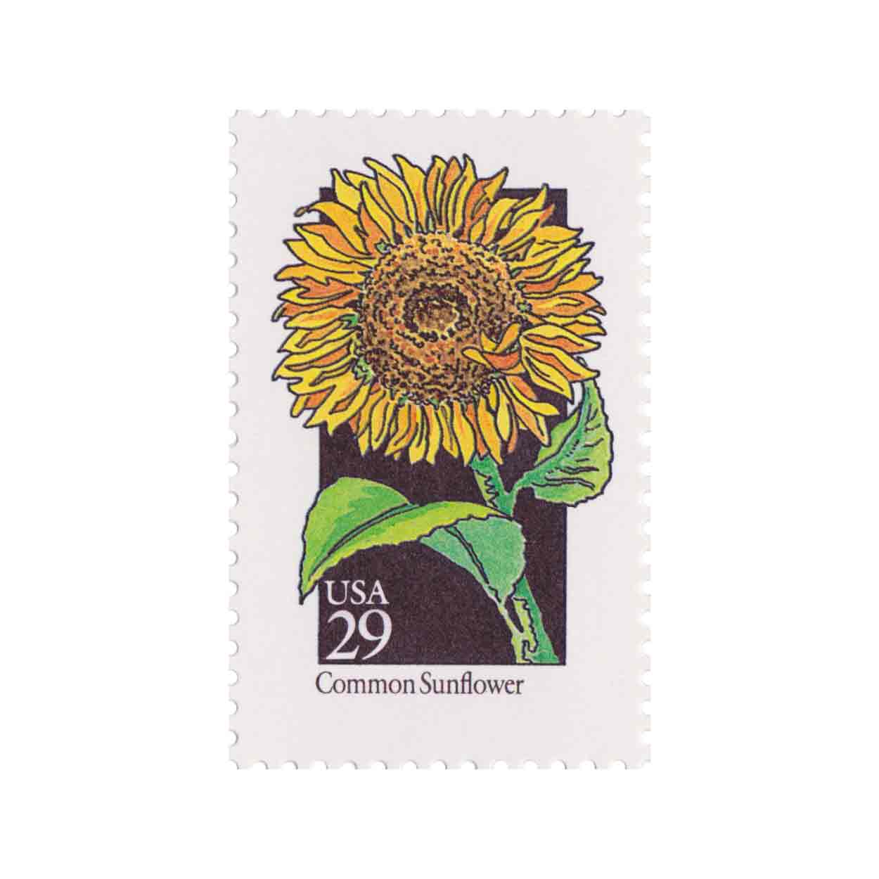 1992 29c Wildflower Series - Sunflower