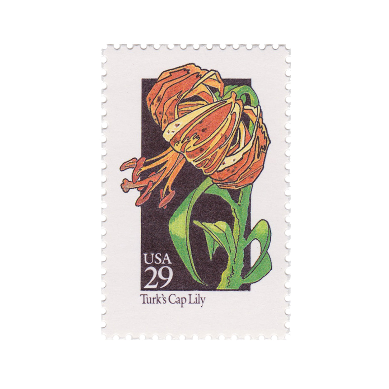 1992 29c Wildflower Series - Turk's Cap Lily