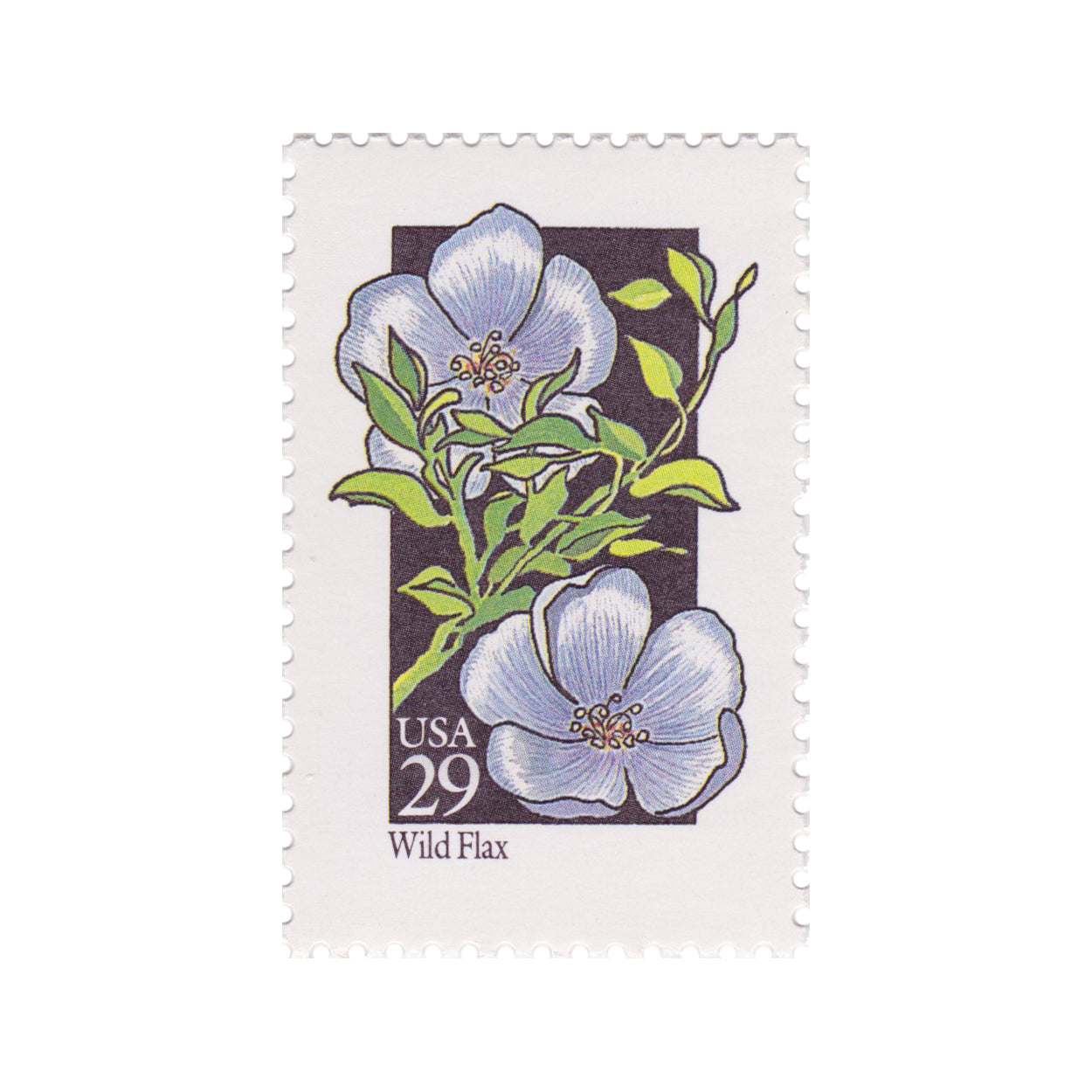 1992 29c Wildflower Series - Wild Flax