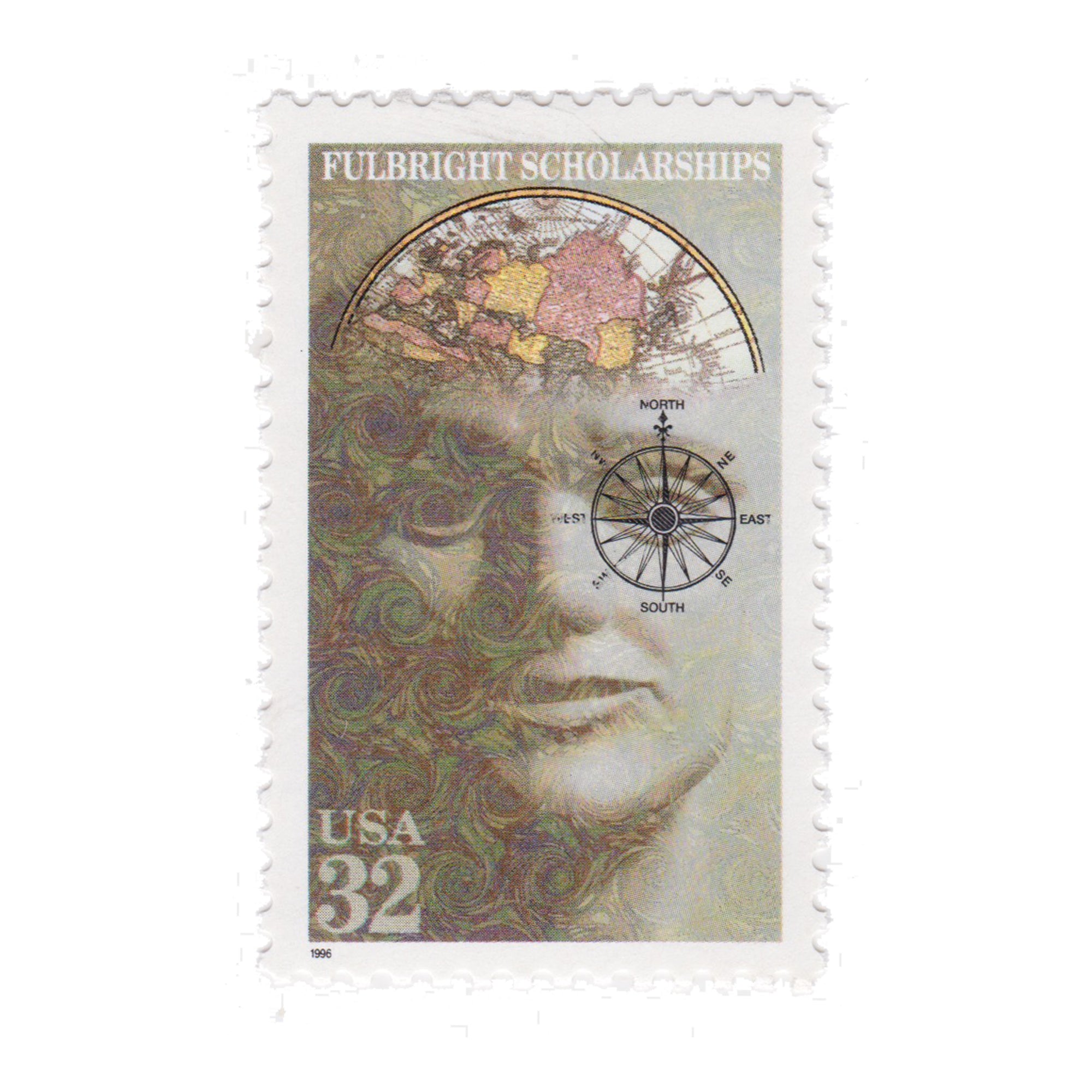 1996 32c Fulbright Scholarship