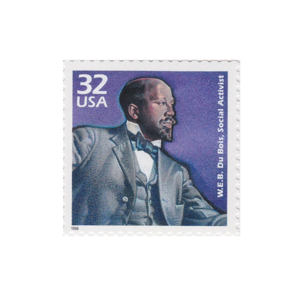 1998 32c W. E. B. Dubois