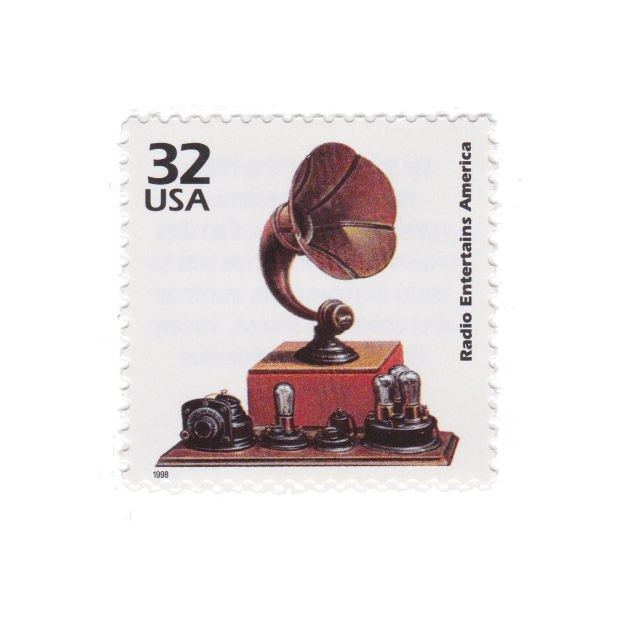 1998 32c Radio America