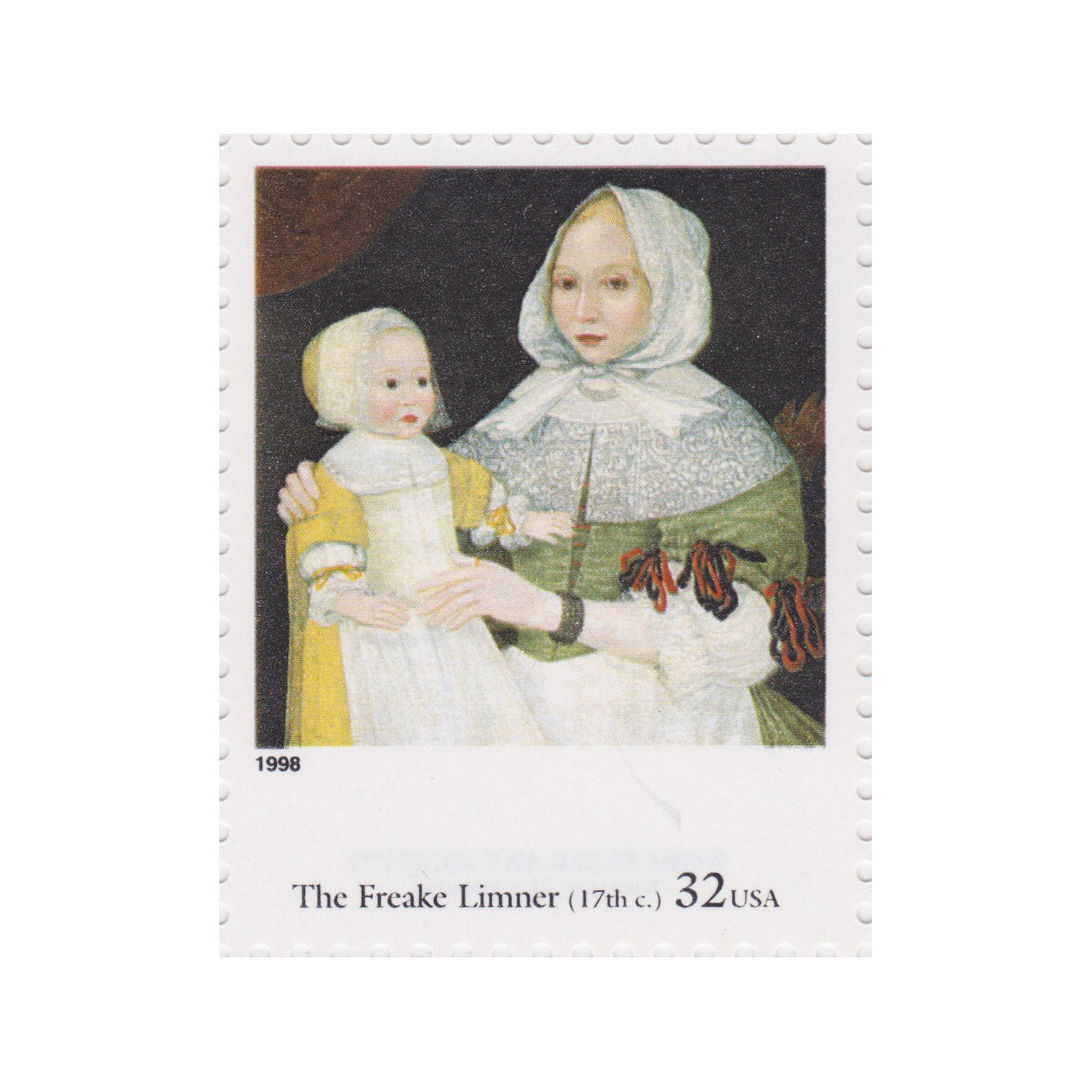 1998 32c Four Centuries of American Art - The Freake Limner