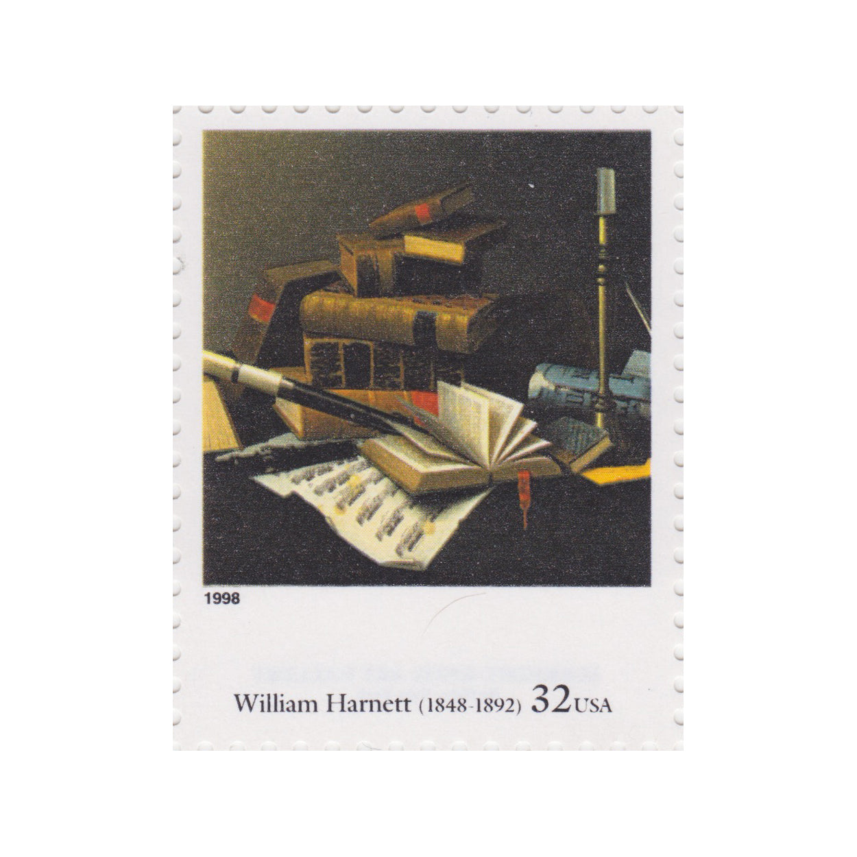 1998 32c Four Centuries of American Art - William Harnett