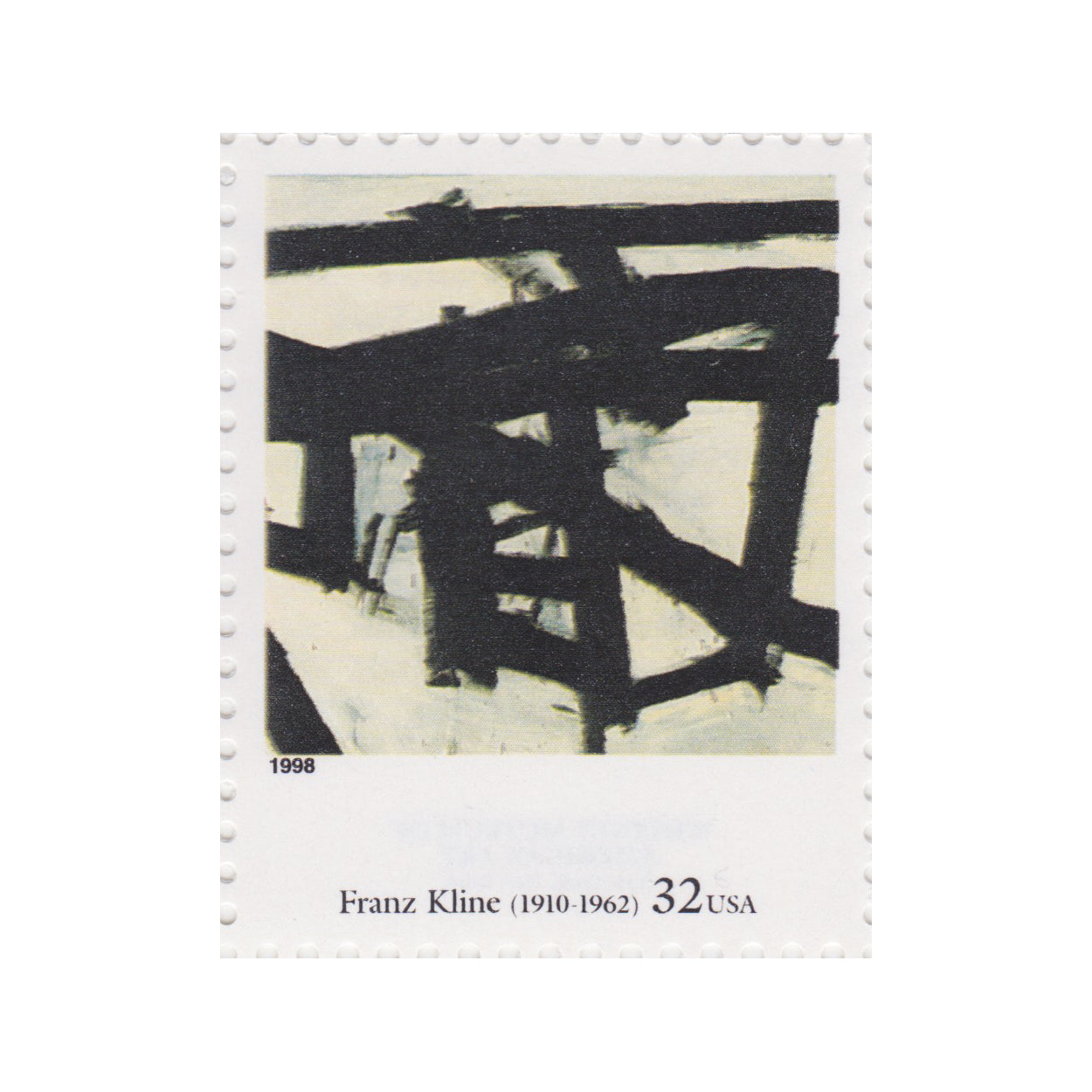 1998 32c Four Centuries of American Art - Franz Kline