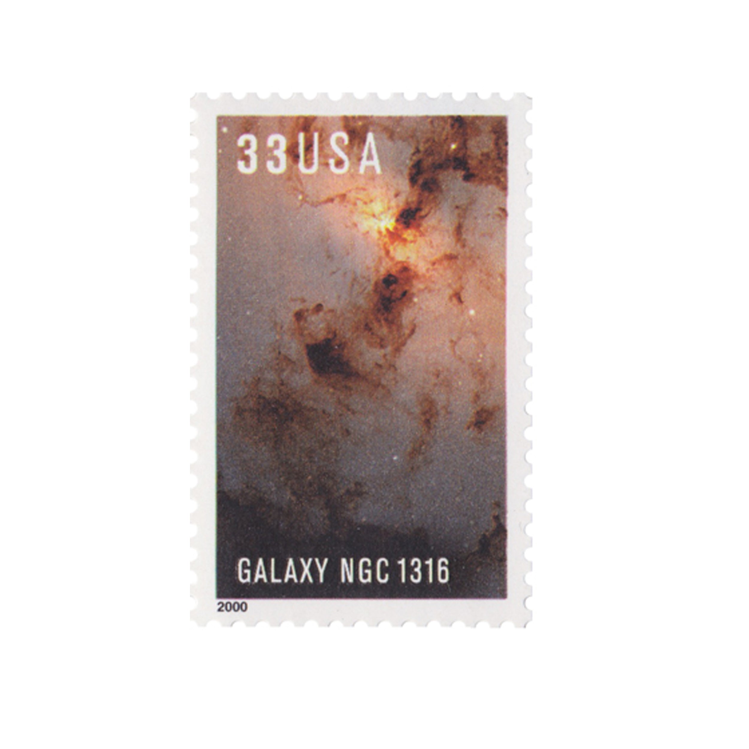 2000 33c Edwin Powell Hubble - Galaxy NGC 1316