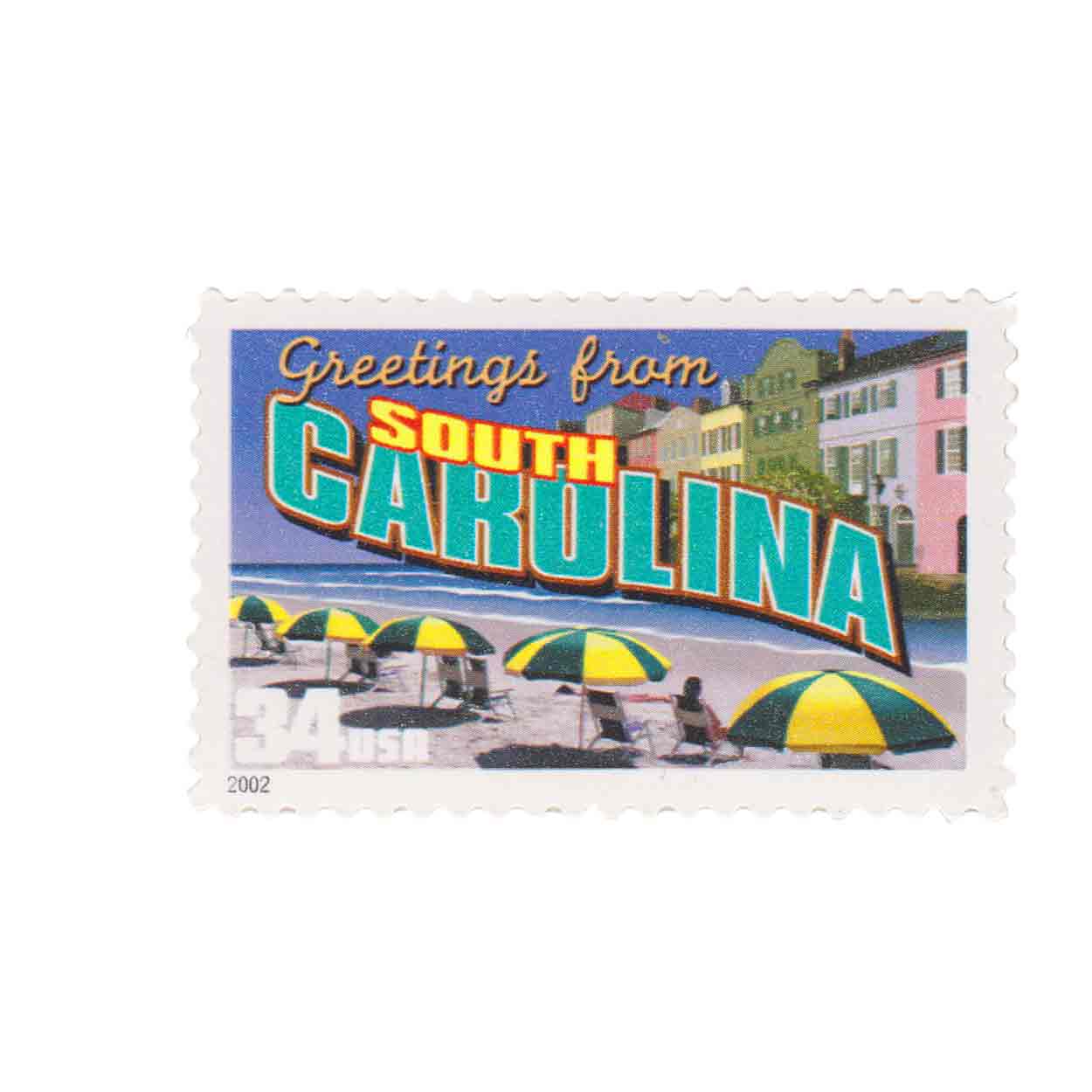 2002 34c Greetings from South Carolina