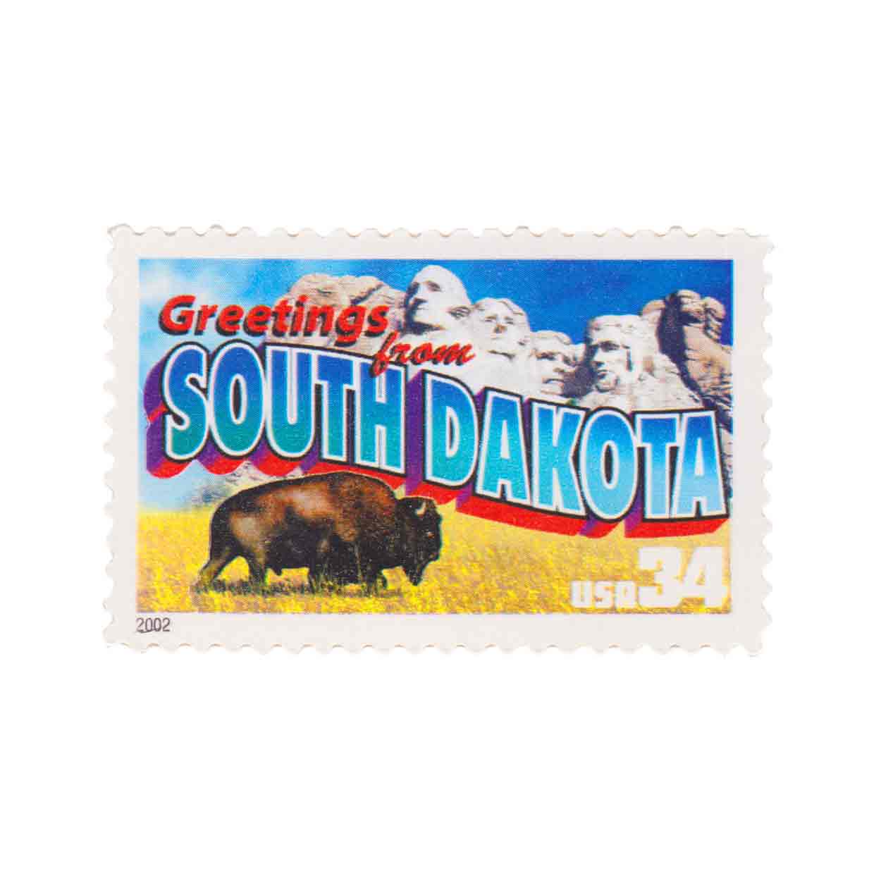 2002 34c Greetings from South Dakota