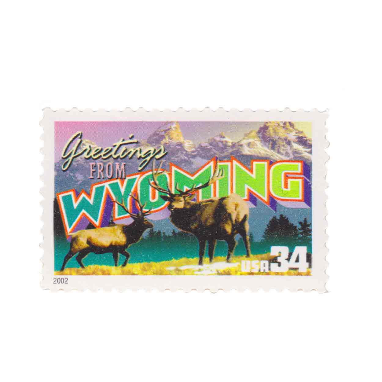 2002 34c Greetings from Wyoming
