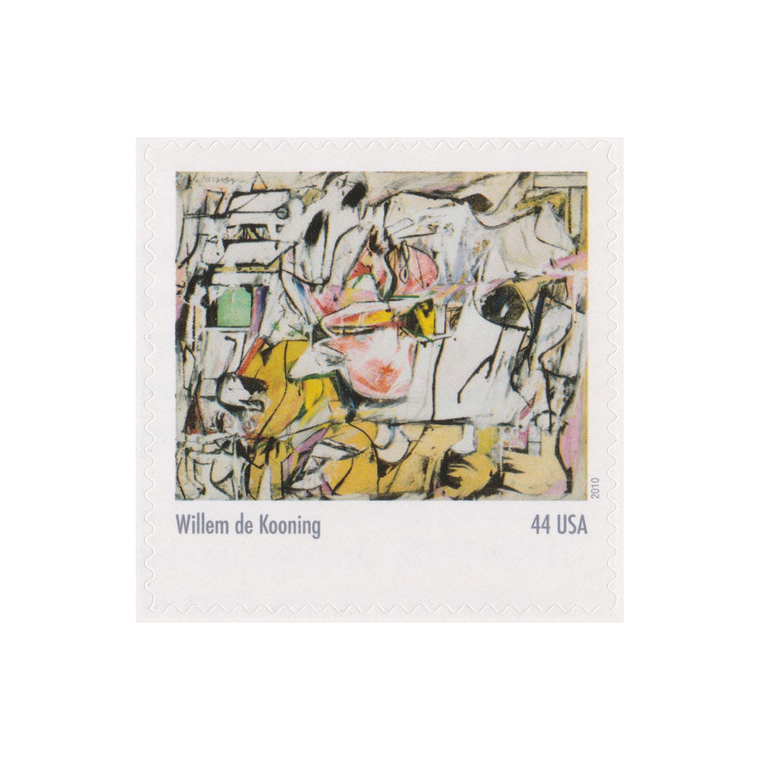 2010 44c Abstract Expressionists Willem de Kooning