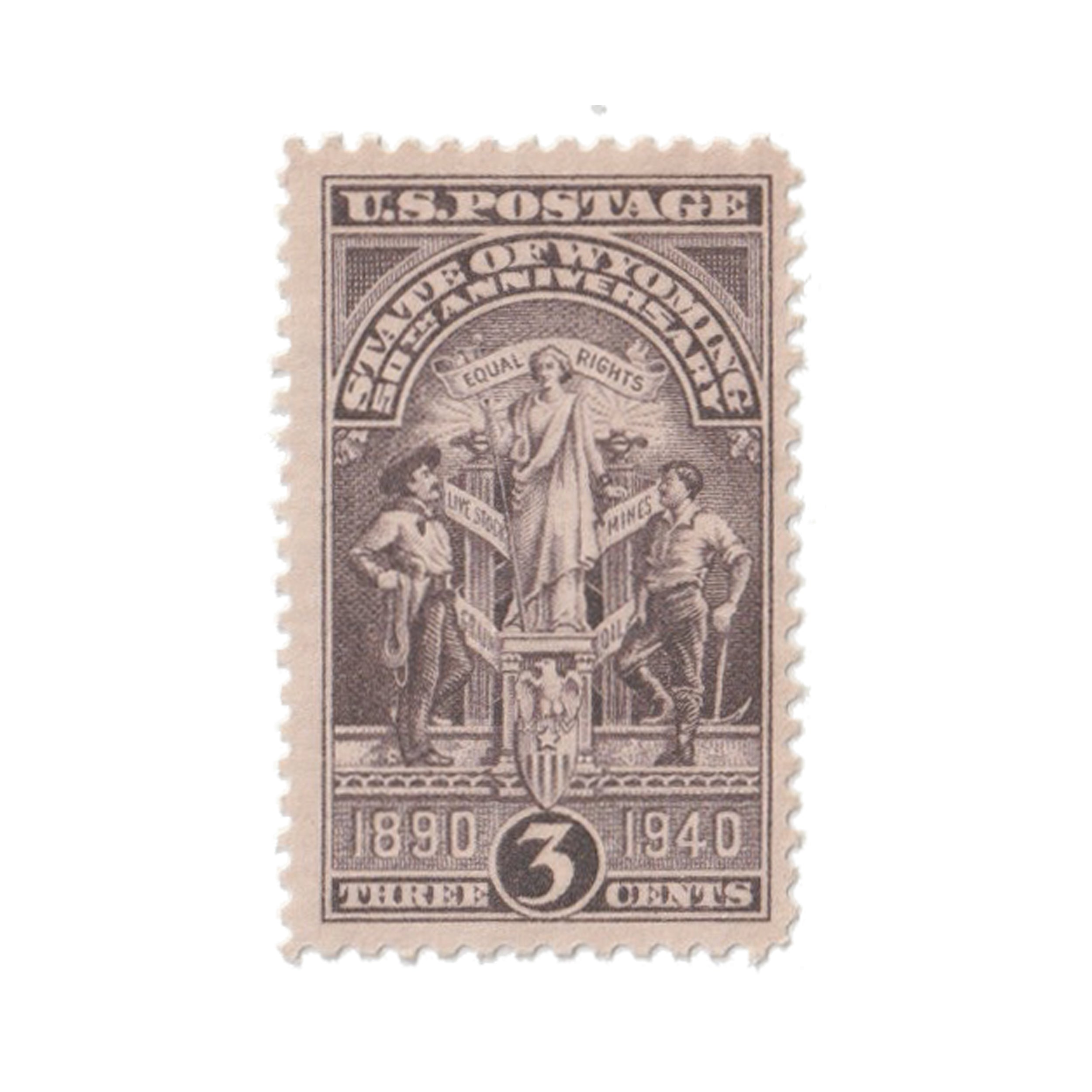 1940 3c Wyoming Statehood