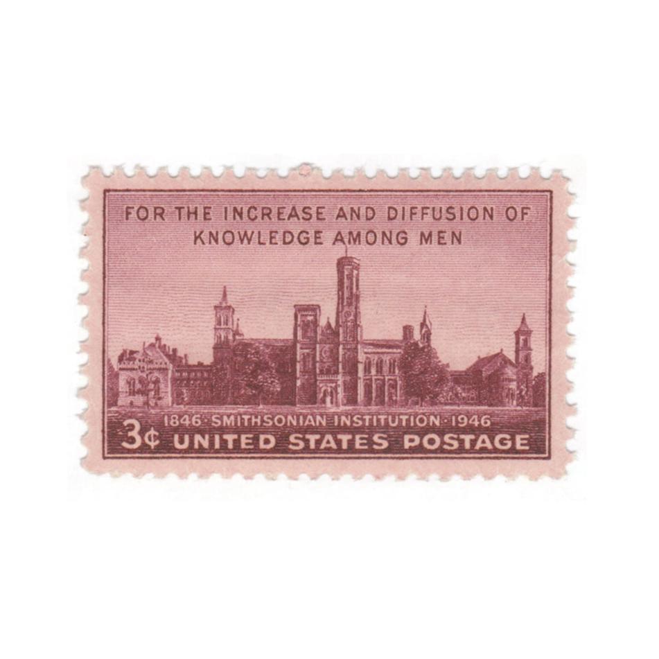 1946 3c Smithsonian Institution