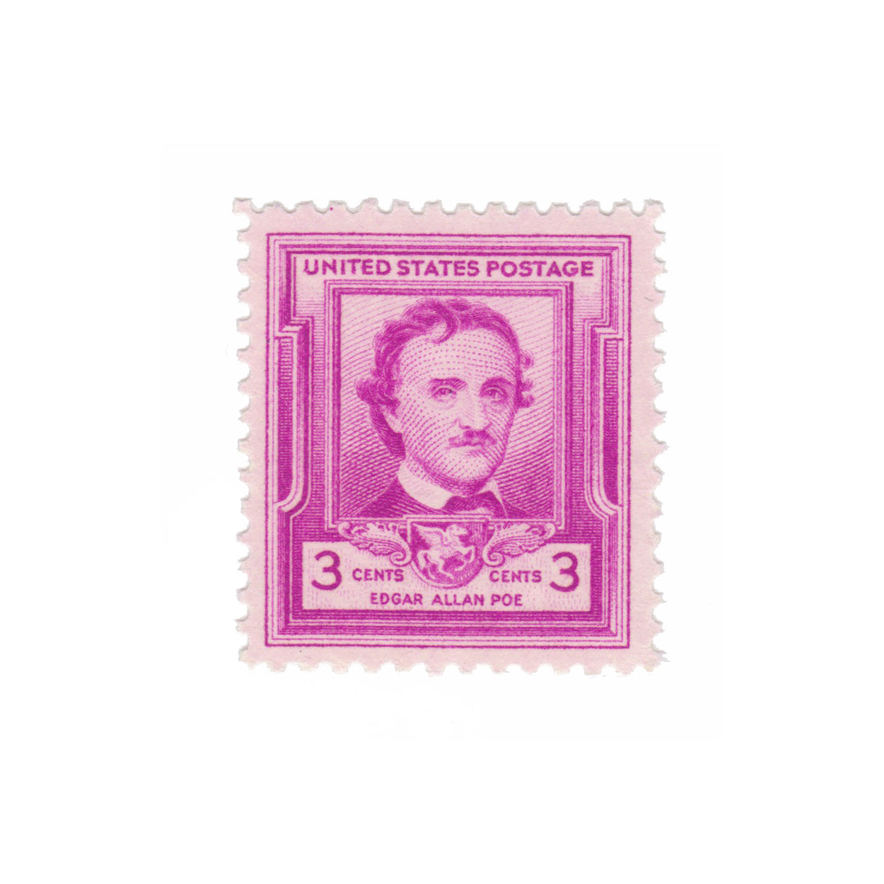 1949 3c Edgar Allen Poe